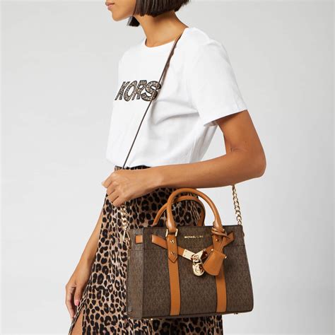 michael kors hamilton small satchel|hamilton small patchwork satchel.